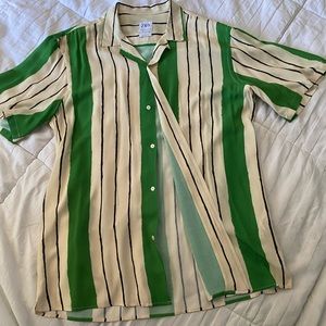 Zara short sleeve button up